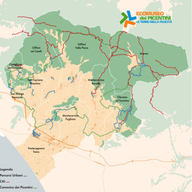 Mappe di Comunit&agrave; Ecomuseo dei Picentini