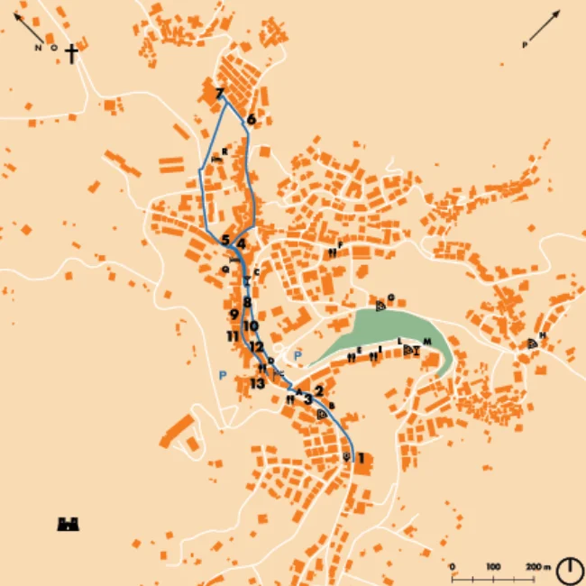montecorvino rovella mappa ecomuseo dei picentini