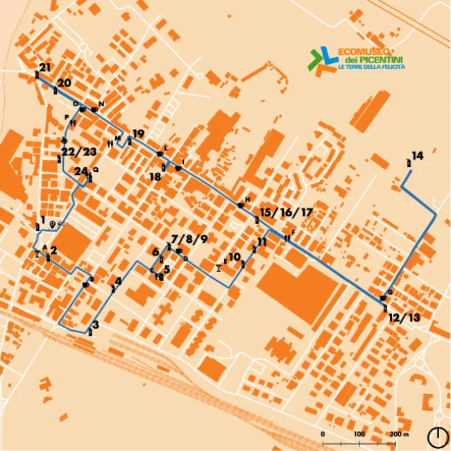 pontecagnano faiano mappa ecomuseo dei picentini